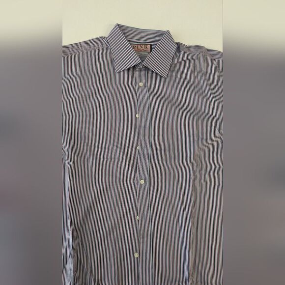 Thomas Pink Other - Thomas Pink Stripes Dress Shirt - Fitted 36.5 17 100% cotton